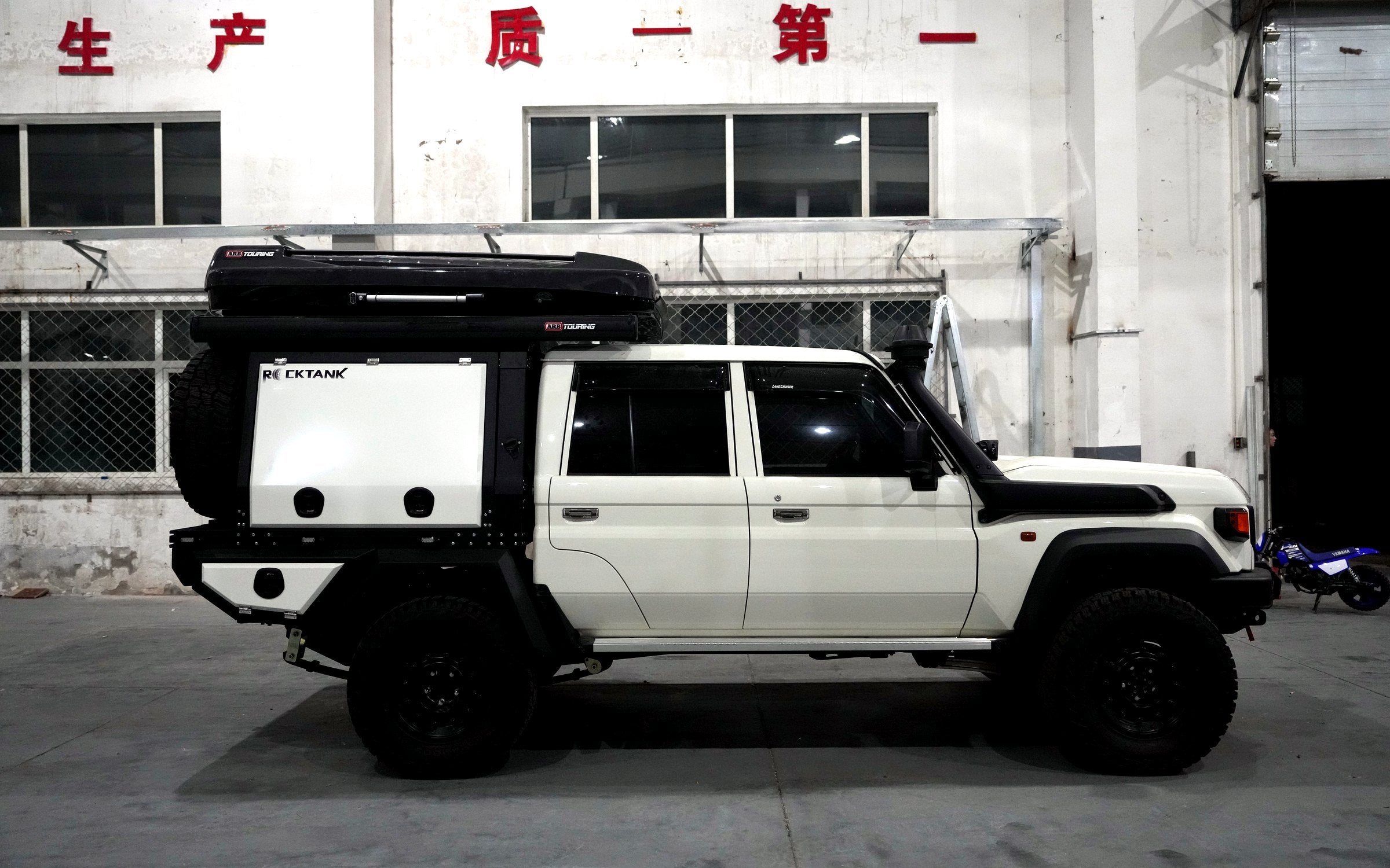 ROCKTANK Australian style canopy side profile
