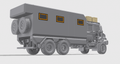 ROCKTANK full carbon fiber camper box expedition body side render