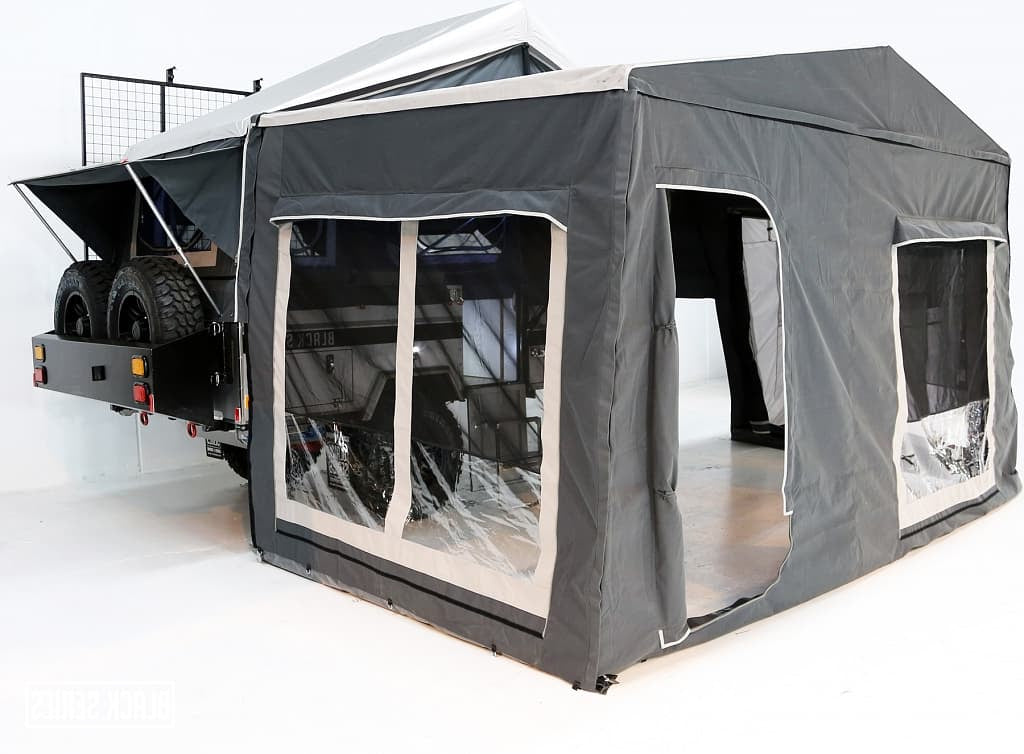 ROCKTANK T800 off-road trailer at camp